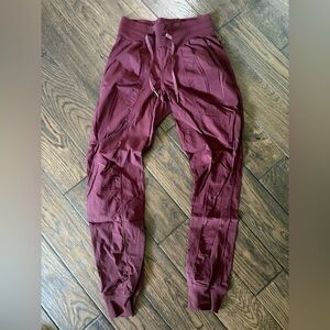 Lululemon dance studio joggers Burgundy Jogger Pants
